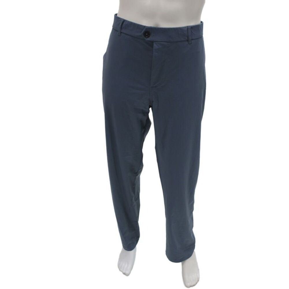 Greyson Mens Chino Pants Blue Button Closure Golf Size 38